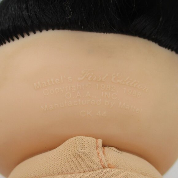 CPK Mattels First Edition 1995 Girl Black Hair 15” brown Eyes Outfit Shoes - Picture 3 of 13